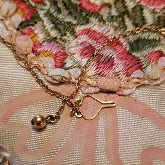 Vtg gold filled glass bead choker - Picture 4 of 5